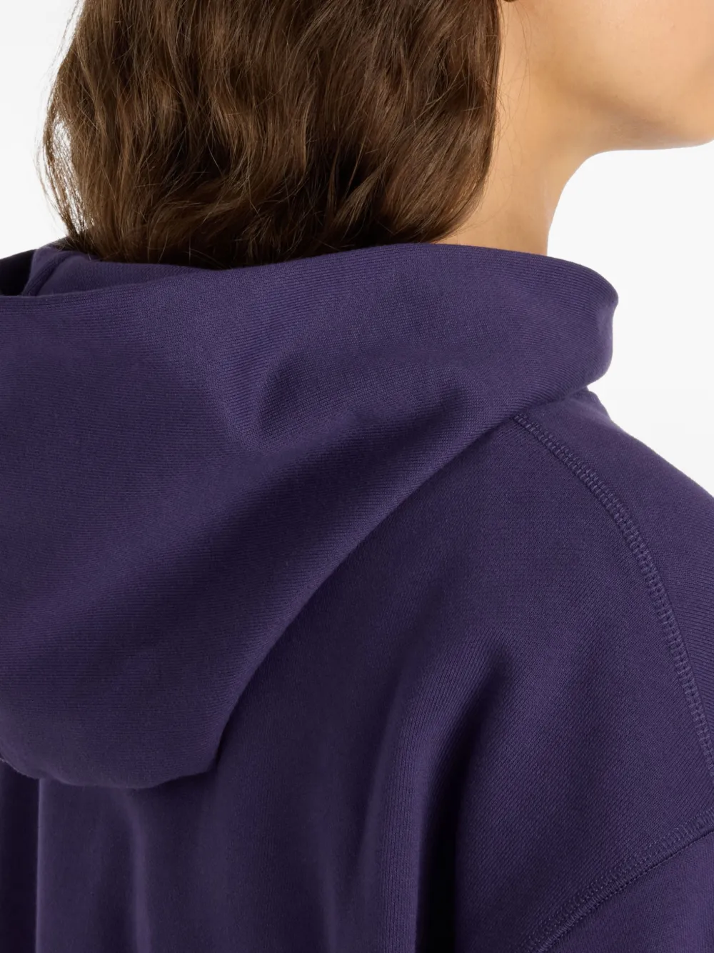 New Balance Athletics hoodie van sweatstof Paars