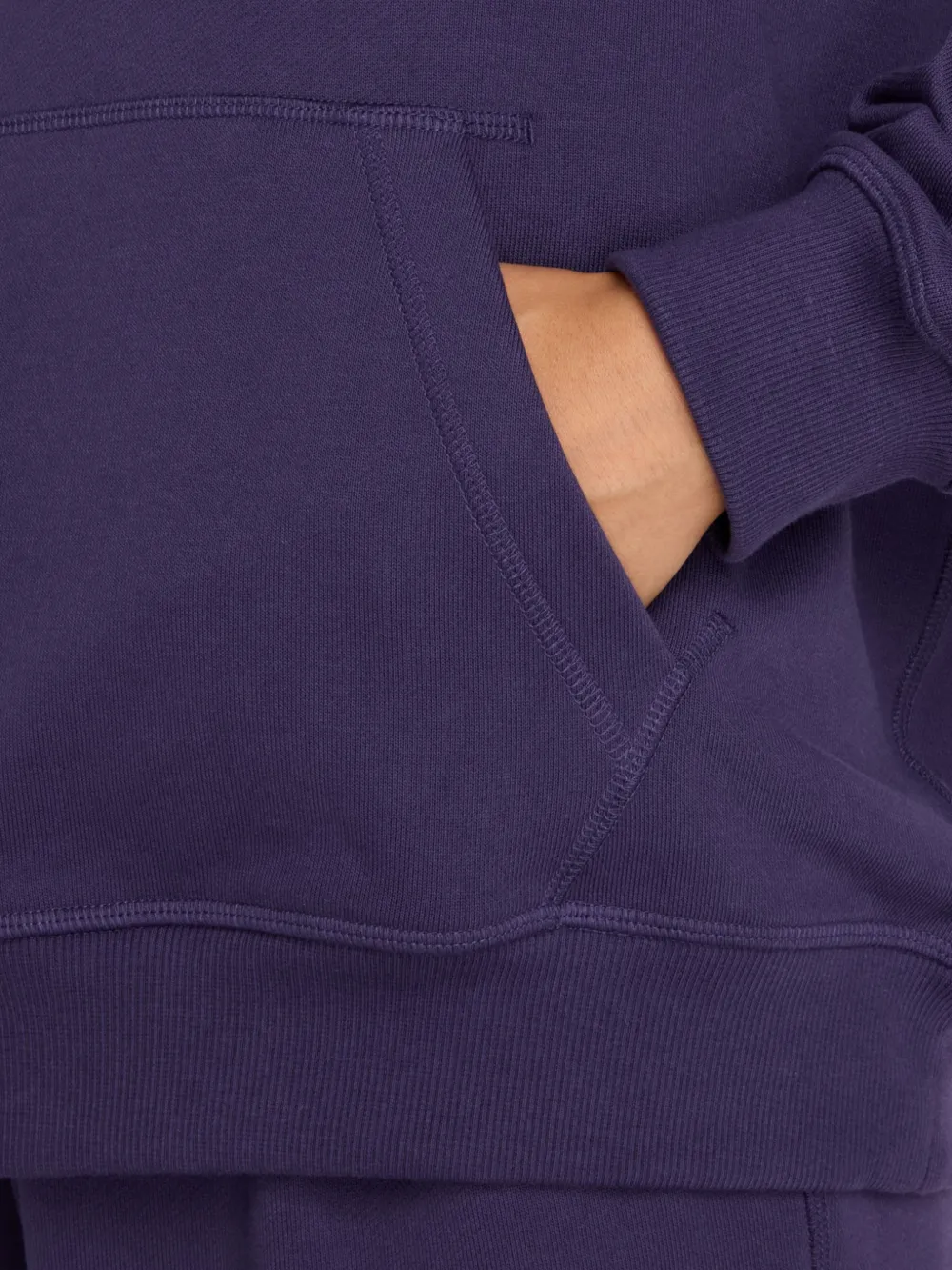New Balance Athletics hoodie van sweatstof Paars