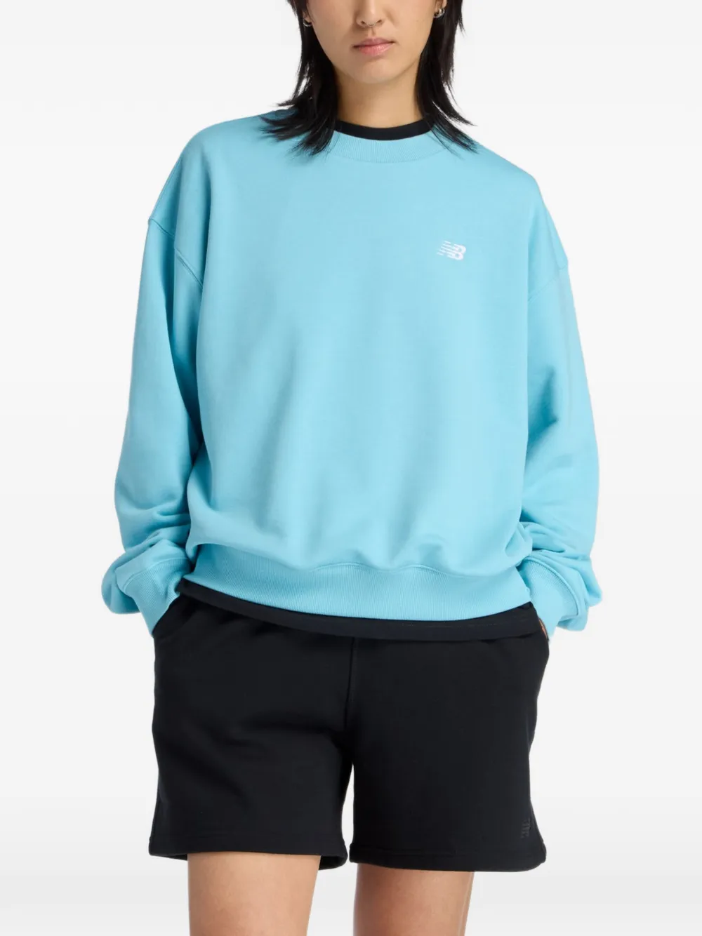 New Balance Sport Essentials French terry crew sweatshirt - Blu