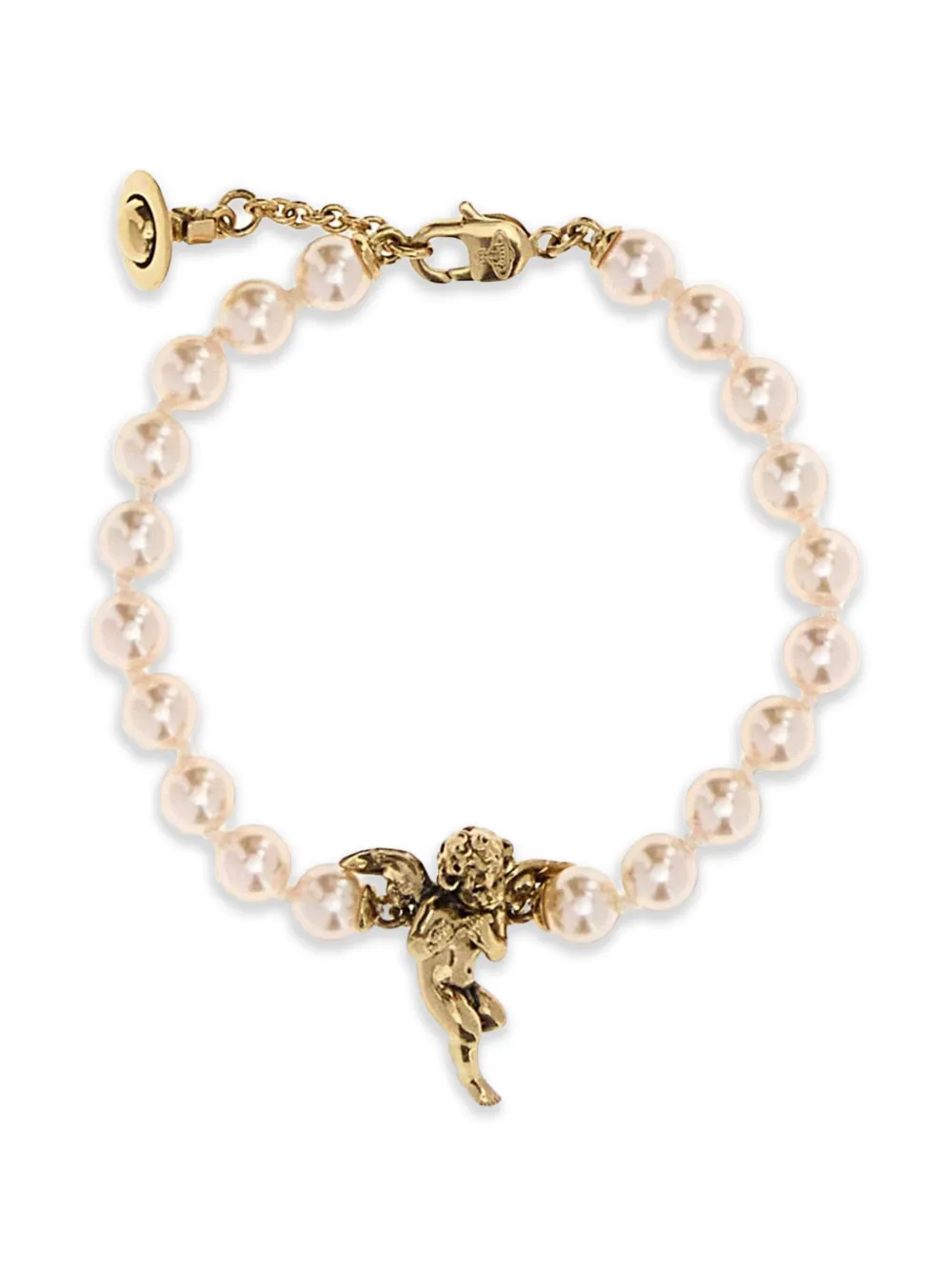 Vivienne Westwood Putti pearl bracelet - Oro