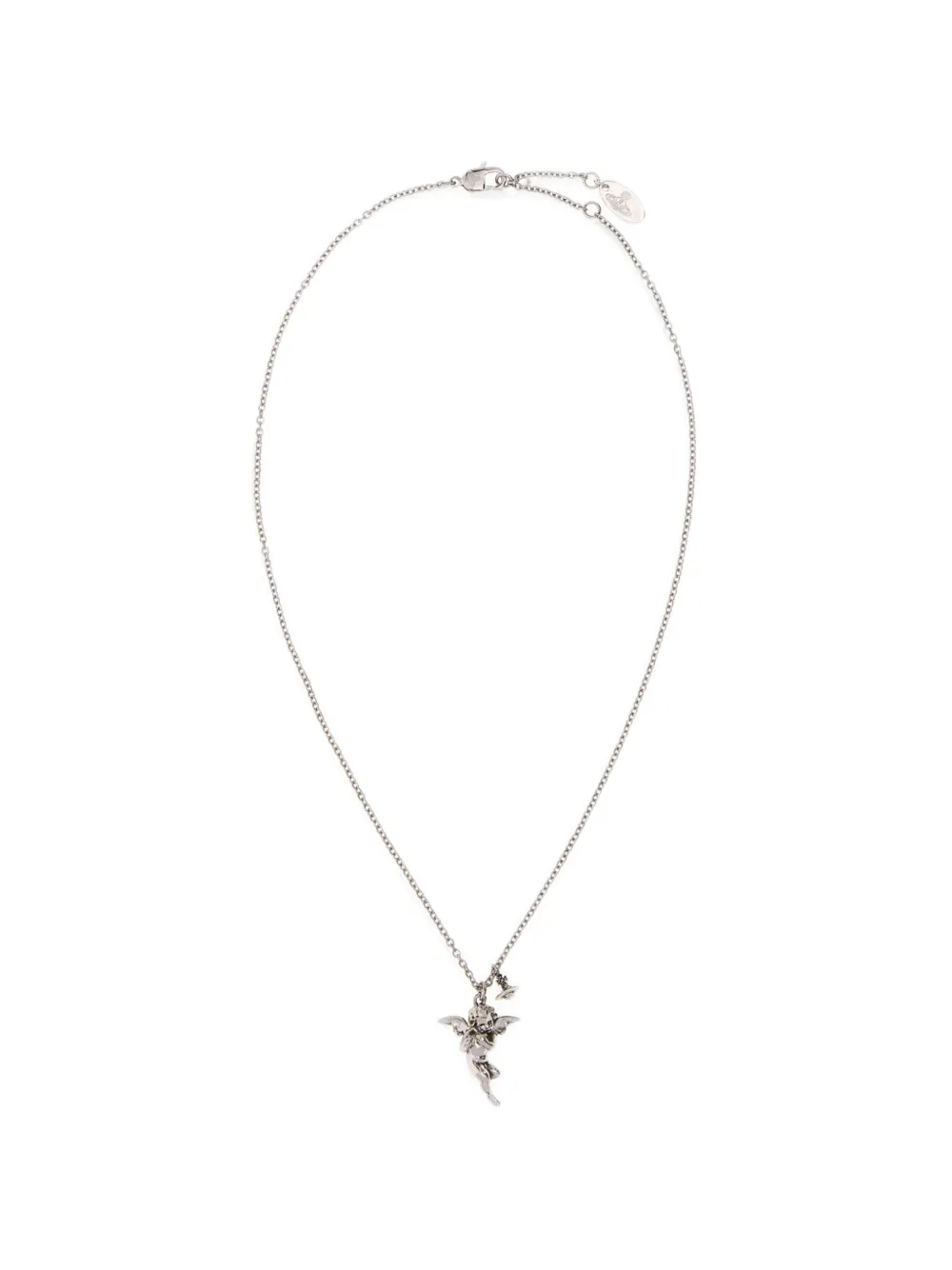 Vivienne Westwood Putti Orb pendant necklace - Silber