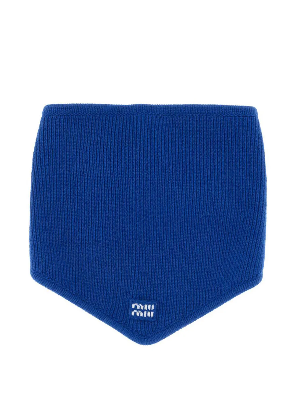 Miu Miu wool and cashmere shawl - Blau