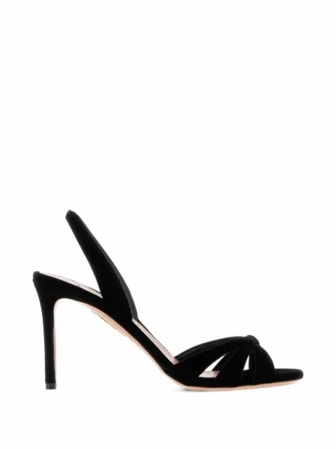 Aquazzura Tati velvet sandals