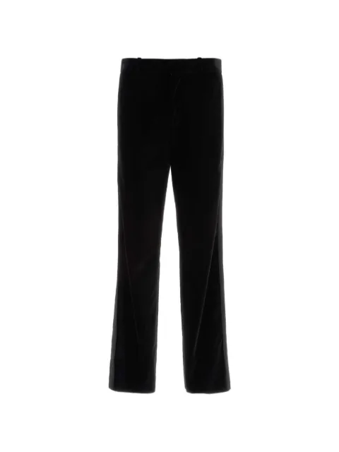FENDI black velvet trousers