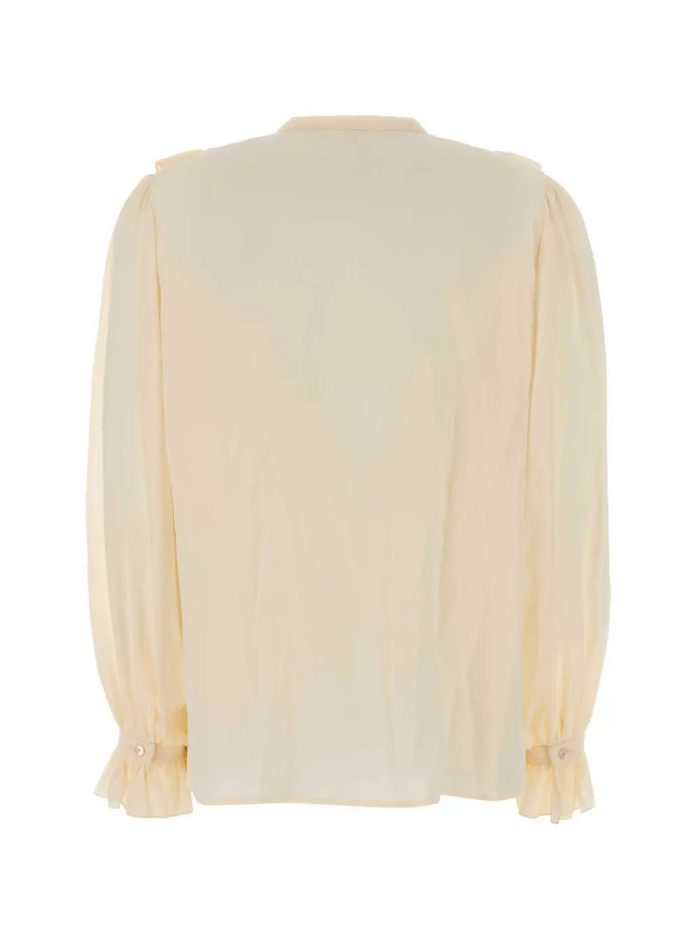 Chloé Blouse met ruches Beige