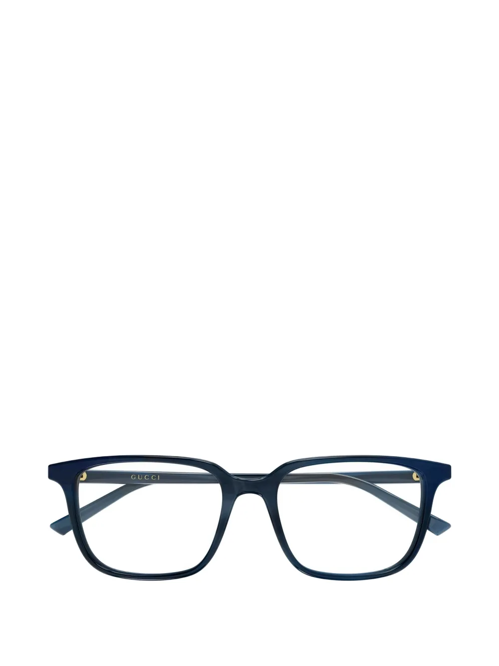 Gucci Eyewear 方形镜框眼镜 | 蓝色 | Image 1