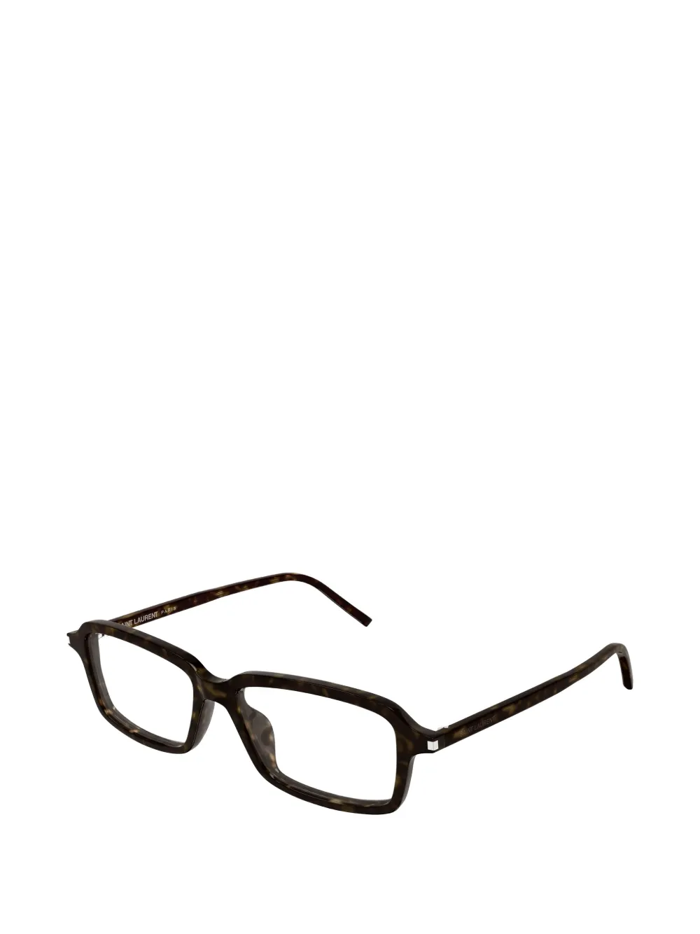 Saint Laurent Eyewear Bril met rechthoekig montuur Bruin