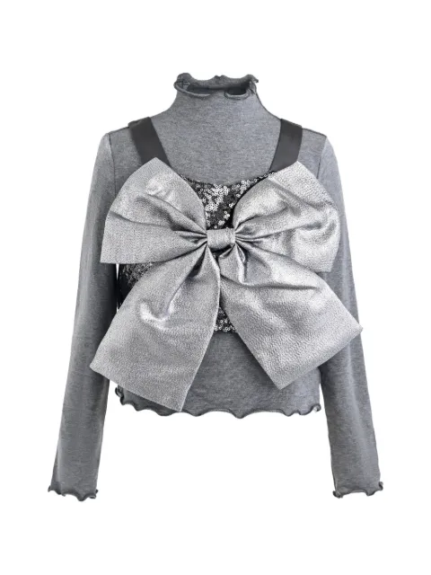 Tulleen Melina bow-detail ruffled skirt set (set of two)