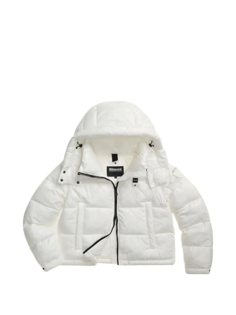 Blauer Gloria hooded padded jacket - White