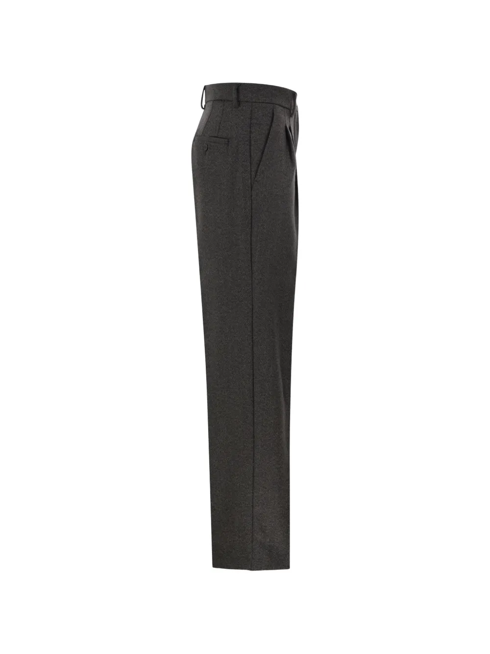 Weekend Max Mara Plooibroek met toelopende pijpen Grijs