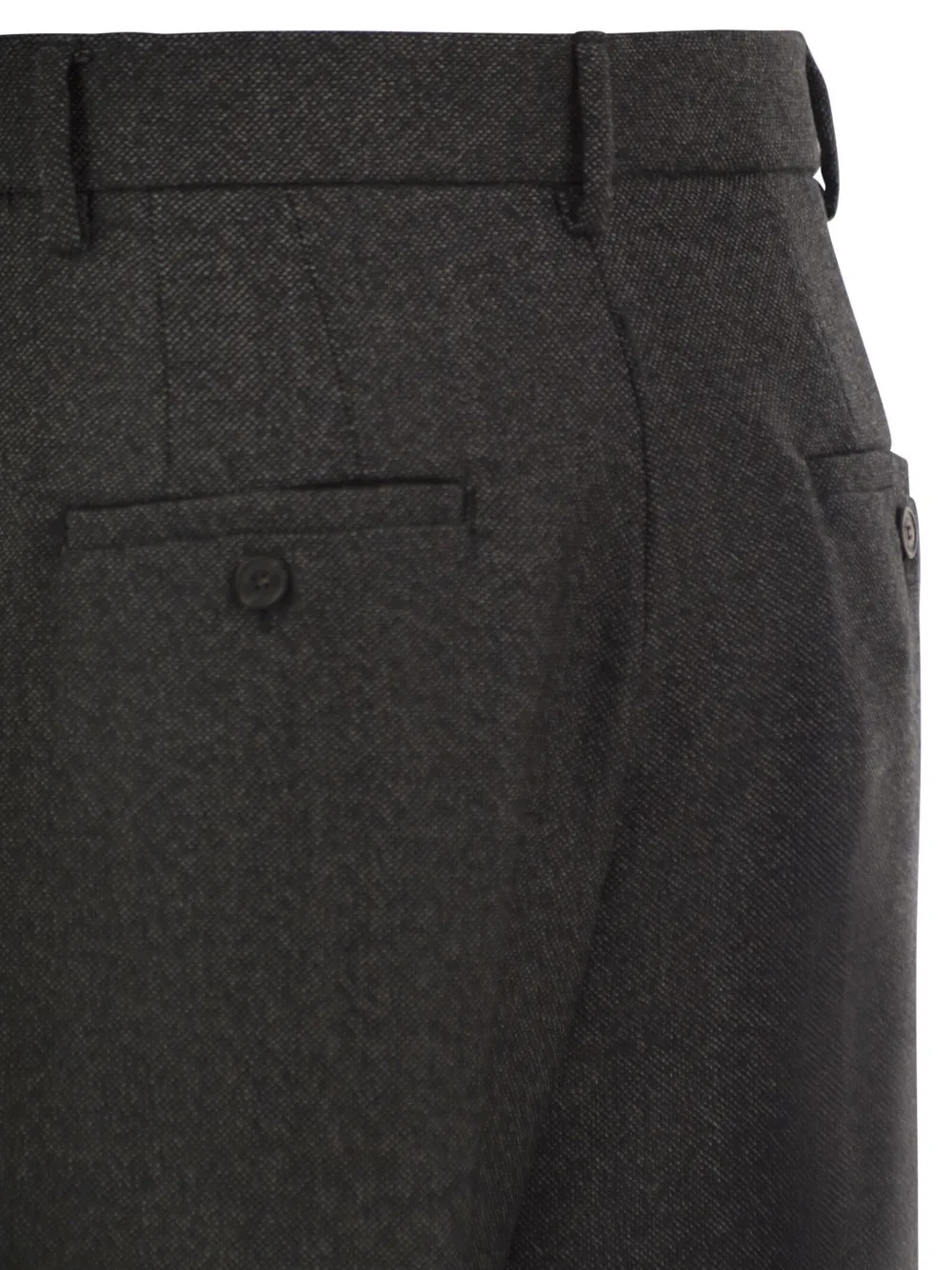 Weekend Max Mara Plooibroek met toelopende pijpen Grijs