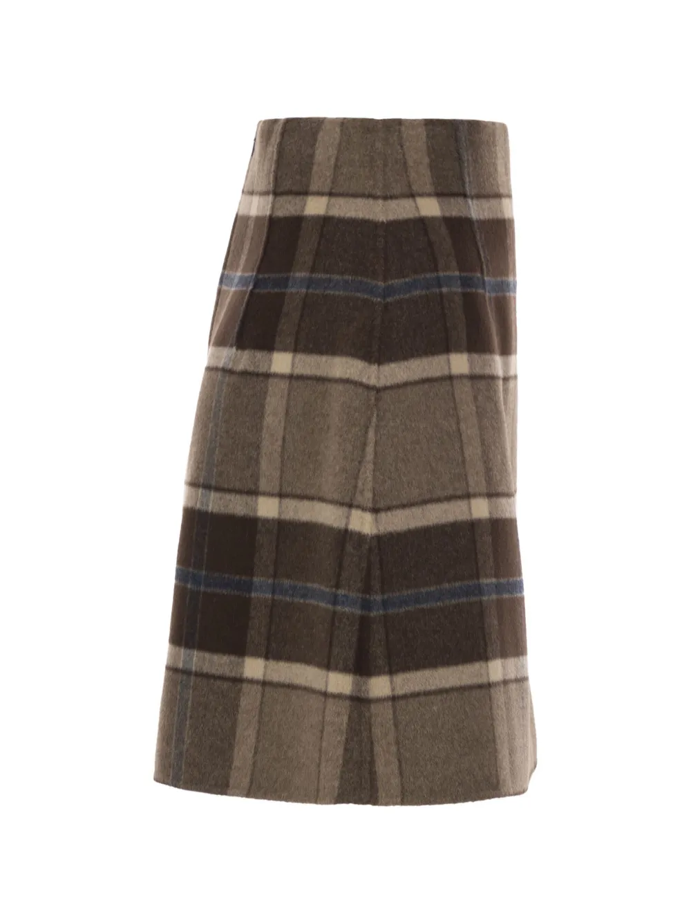 Weekend Max Mara Korte geruite wollen rok Bruin