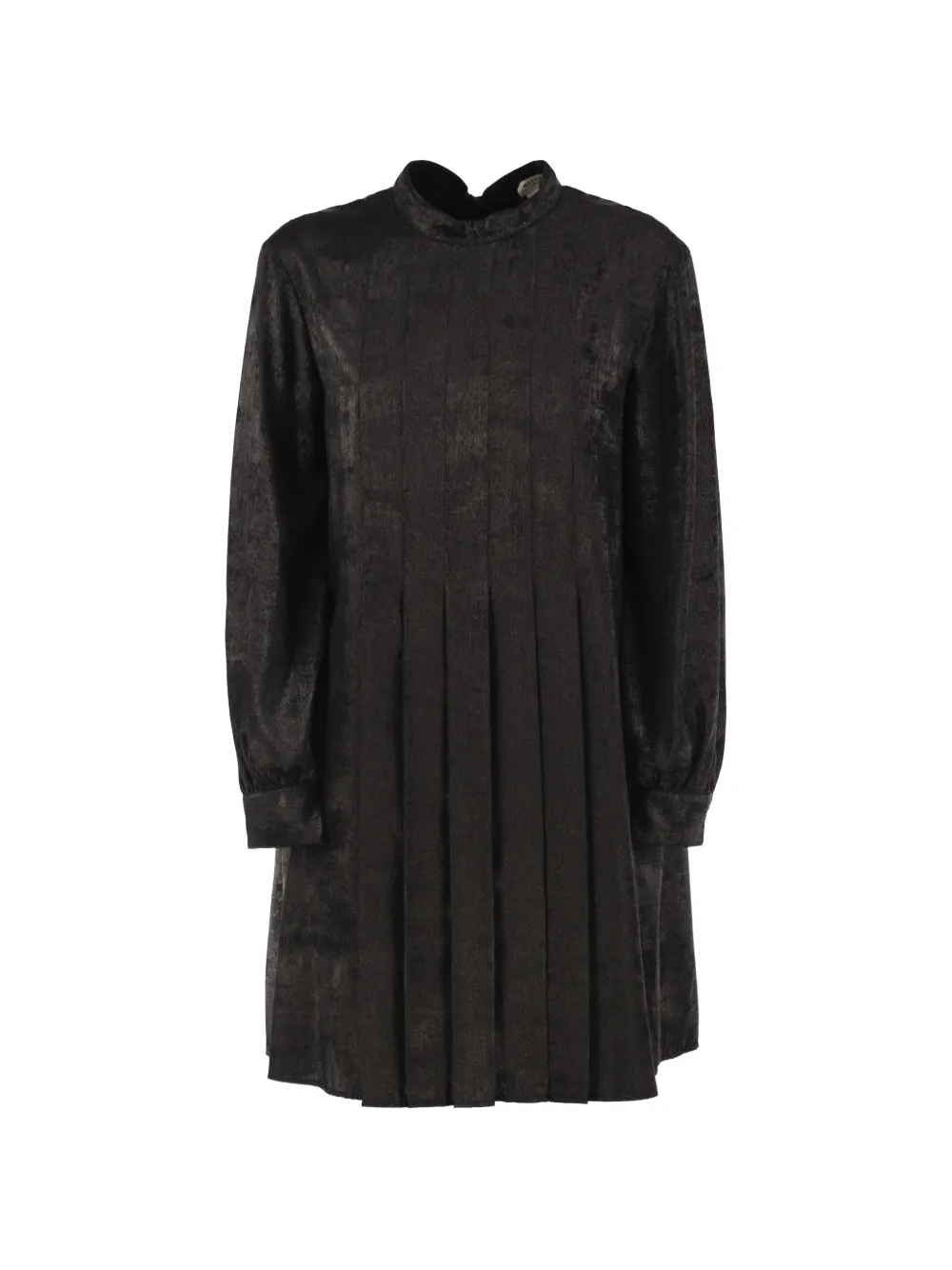 Weekend Max Mara pleated satin-effect mini dress - Noir Weekend Max Mara pleated satin-effect mini dress - Noir