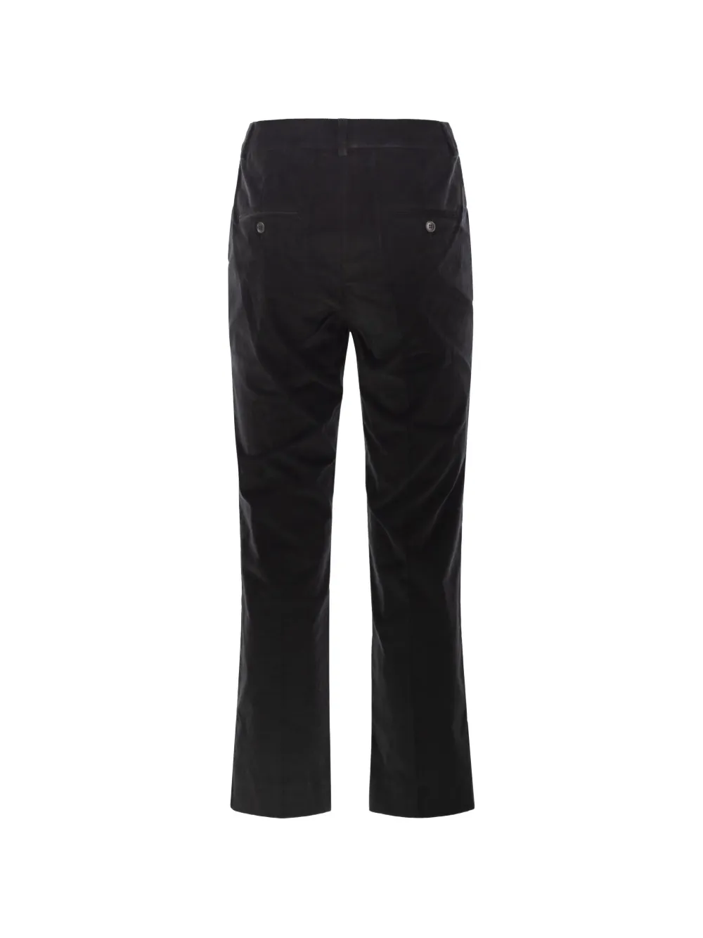 Weekend Max Mara Fluwelen sigarettenbroek Zwart