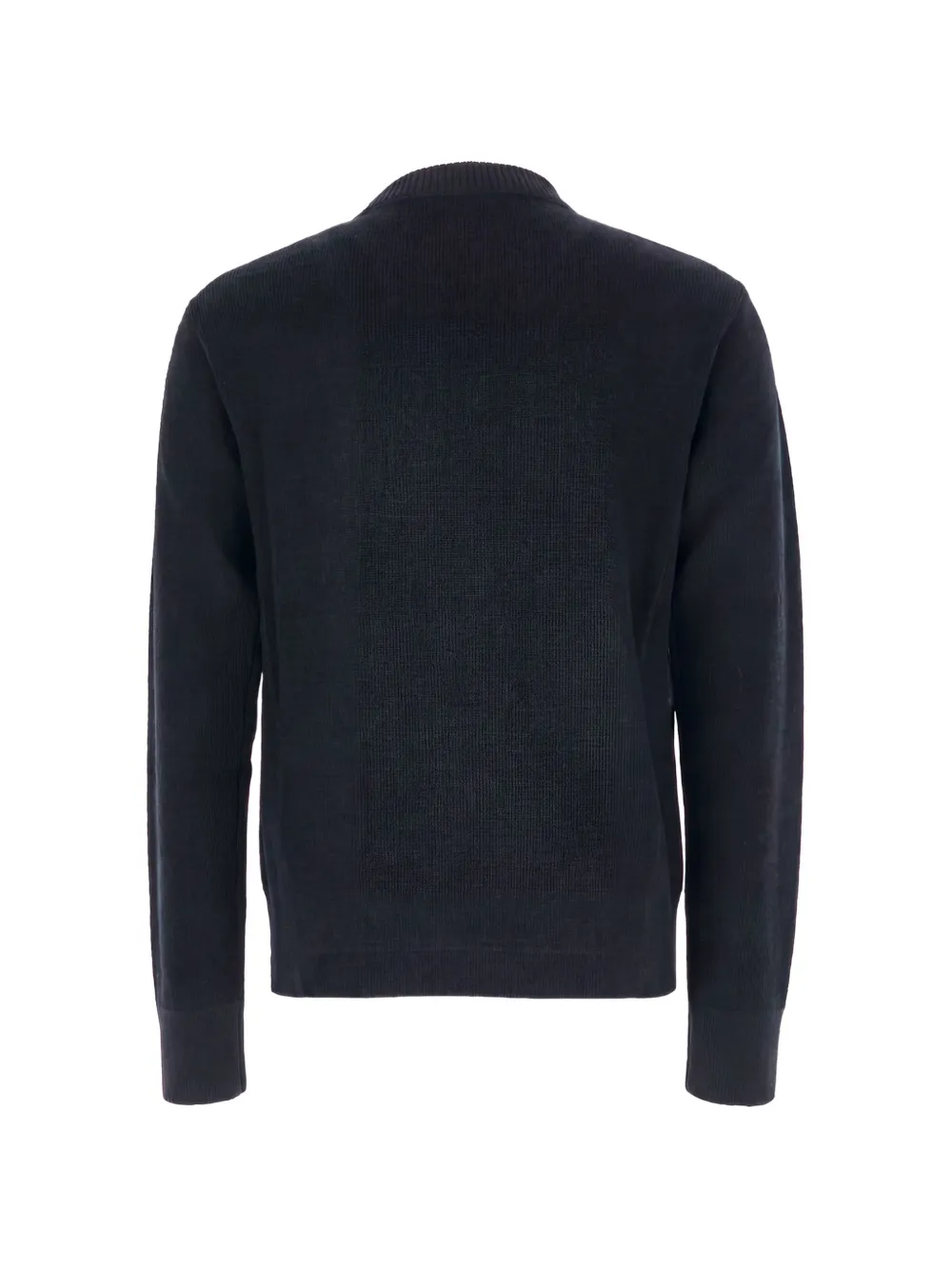 Moncler Grenoble logo-patch wool sweater Blauw