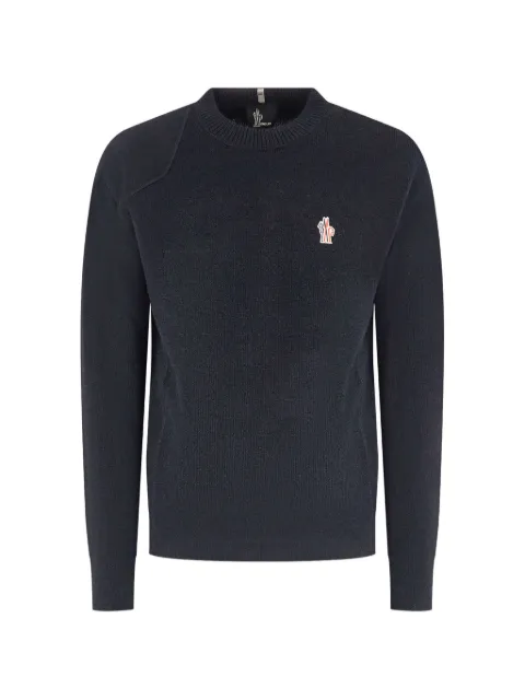 Moncler Grenoble logo-patch wool sweater