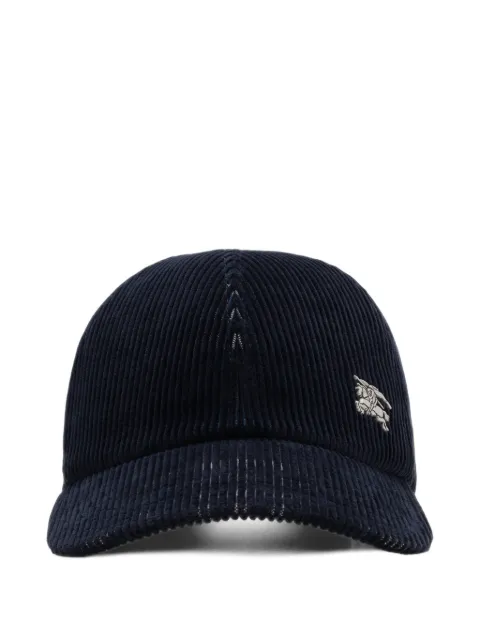 Burberry check corduroy baseball cap