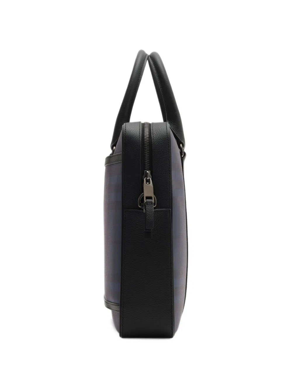 Burberry City Check briefcase Blauw