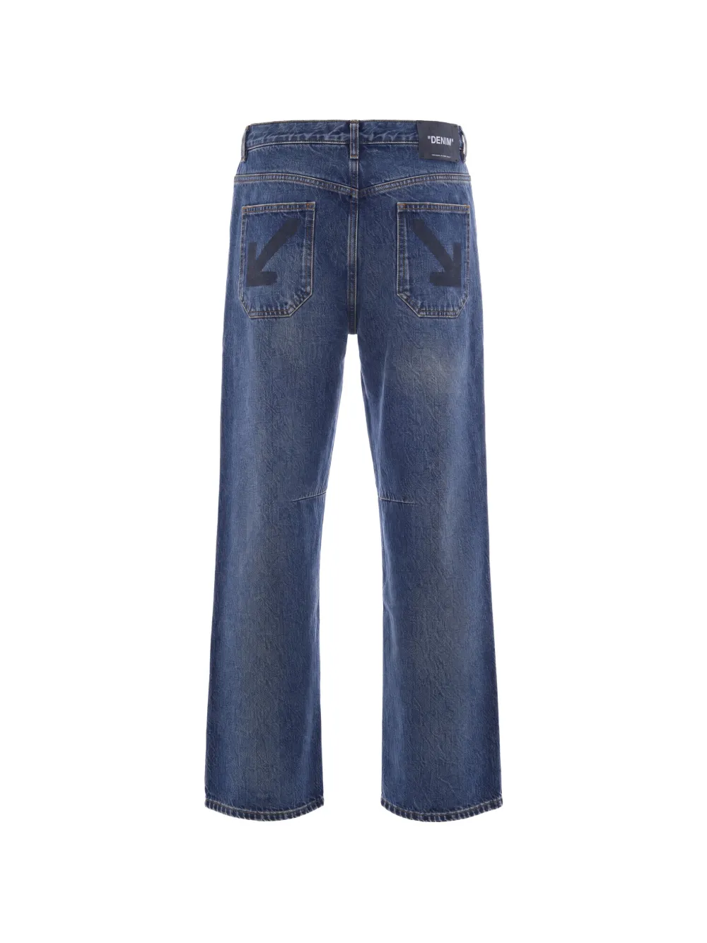 Off-White Jeans met Arrows-print Blauw