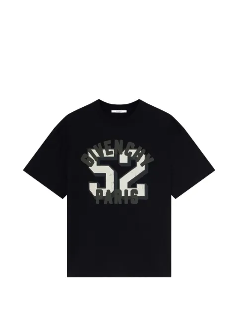 Givenchy boxy-fit T-shirt in cotton with Givenchy Paris 52 print