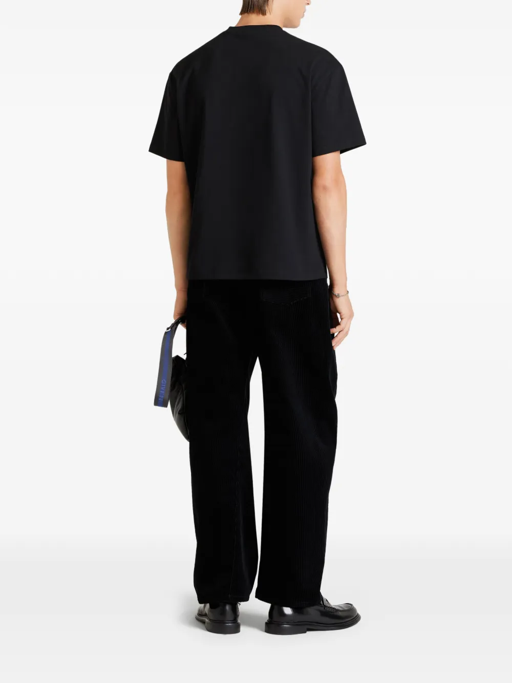 Givenchy Boxy-fit katoenen T-shirt met Paris 52-print Zwart
