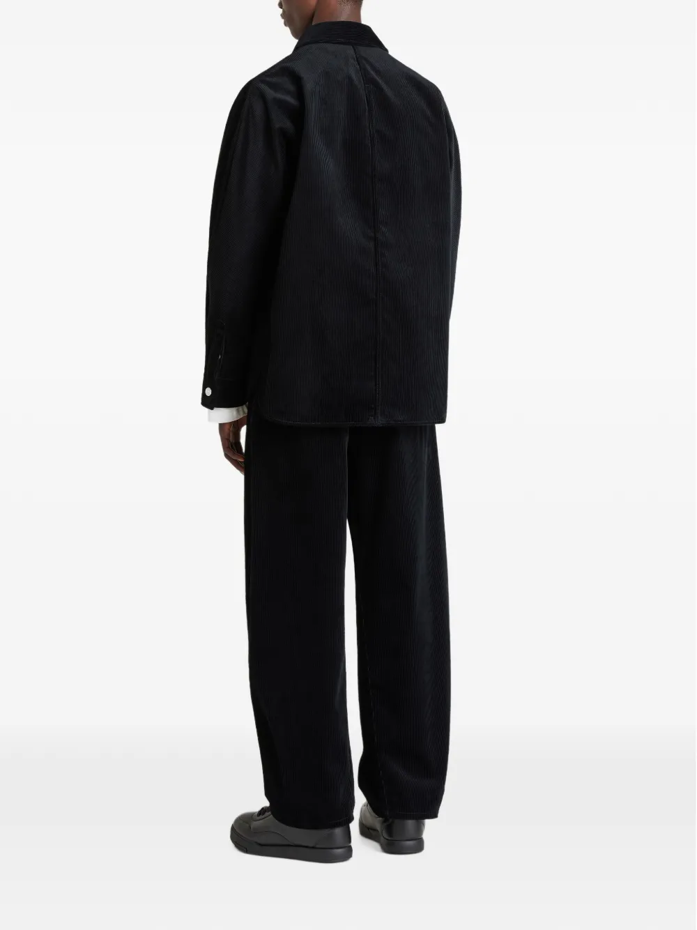 Givenchy Couture Seam ribfluwelen shirtjack Zwart