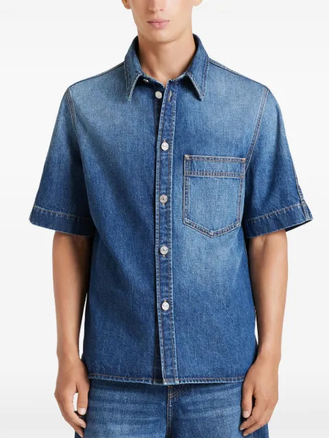 Givenchy Couture Seam shirt in dark blue denim