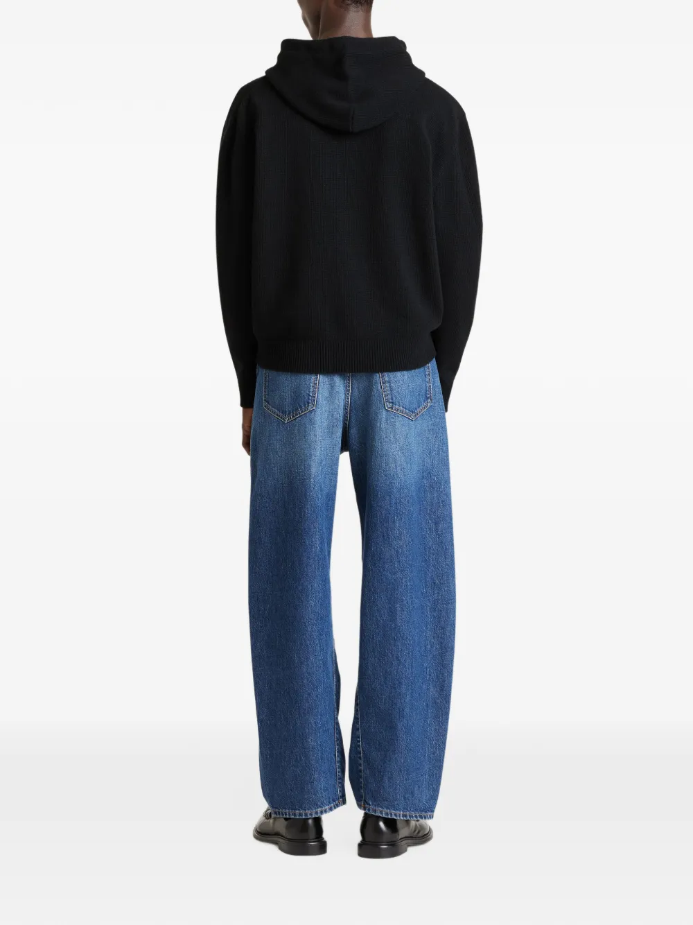 Givenchy Couture Seam hoodie van wol en kasjmier Zwart