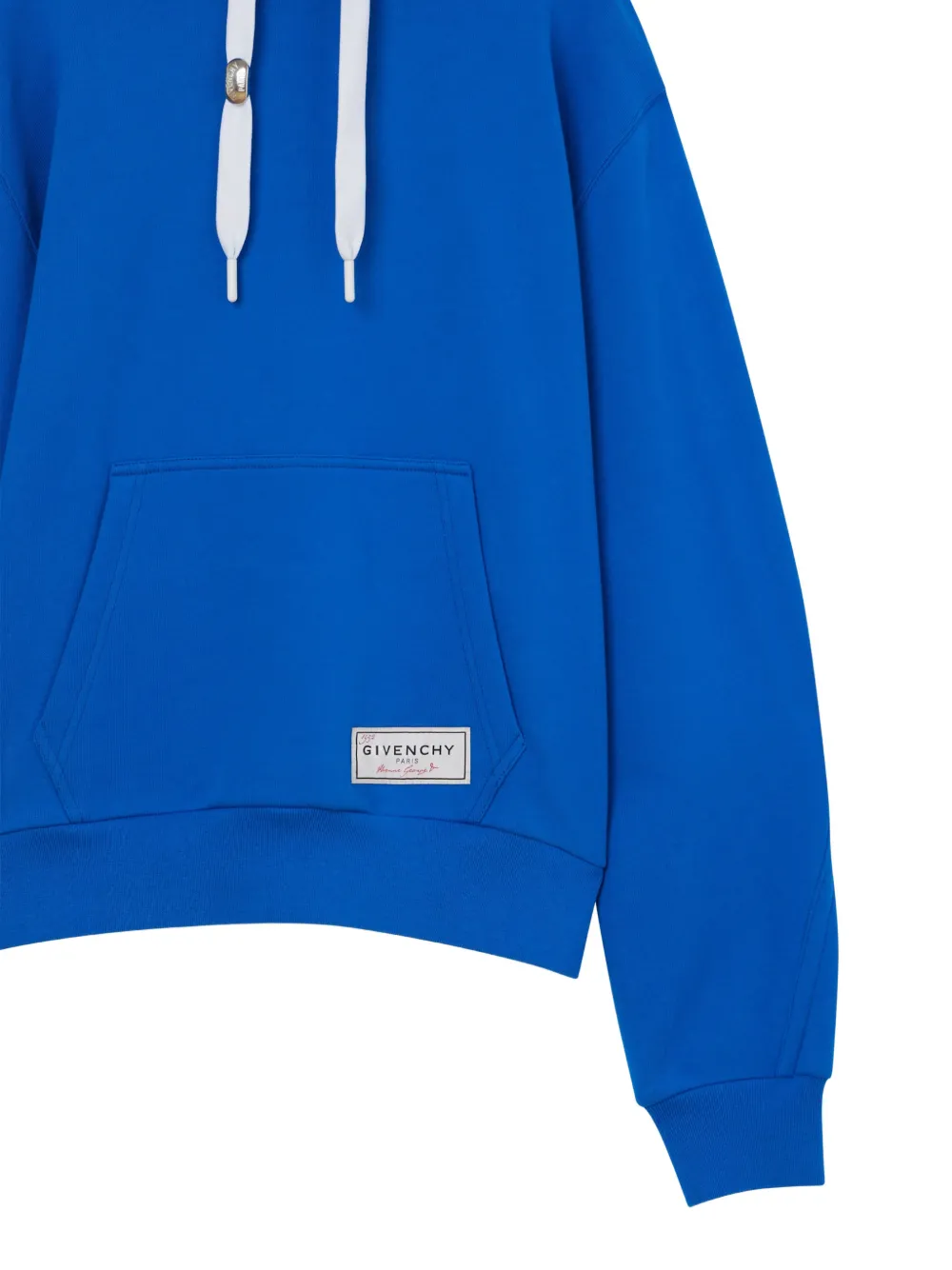 Givenchy Couture Seam fleece hoodie Blauw