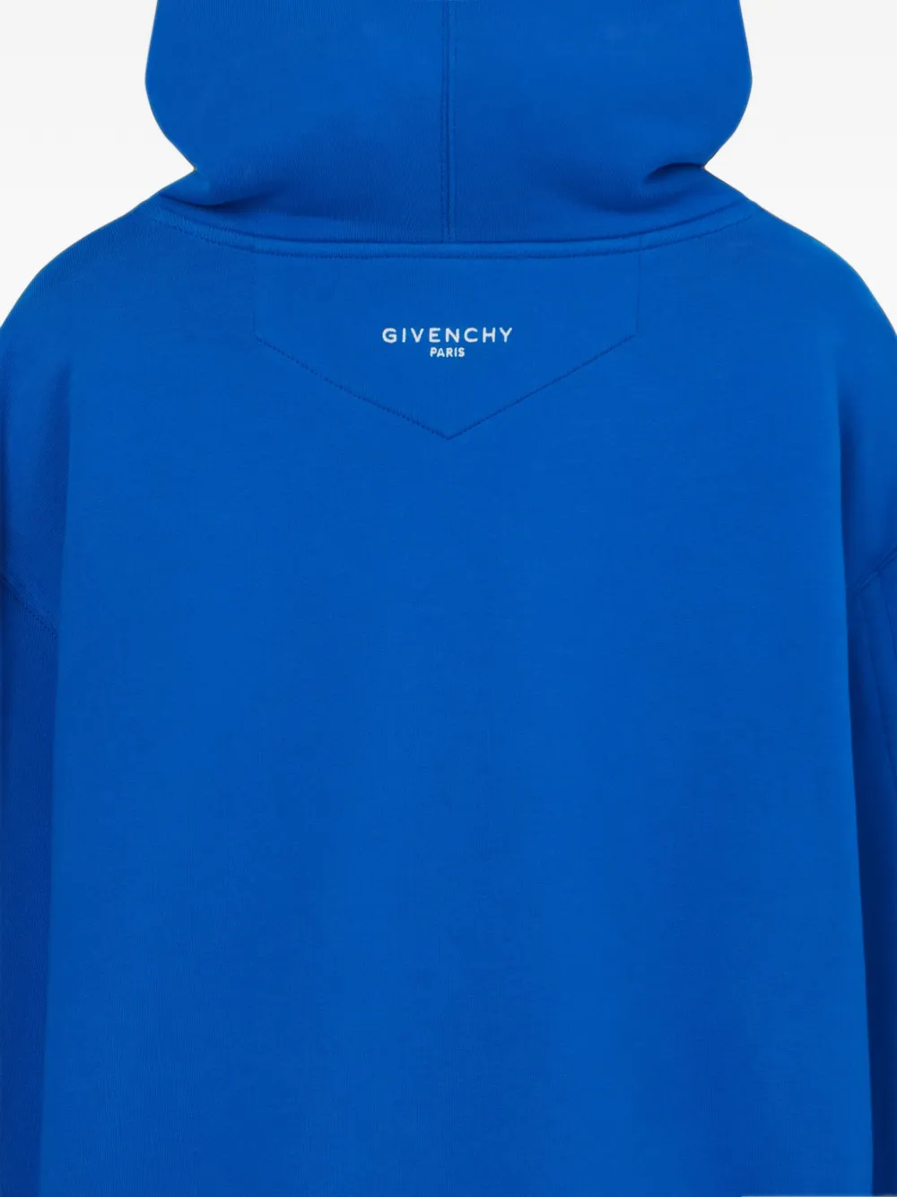 Givenchy Couture Seam fleece hoodie Blauw