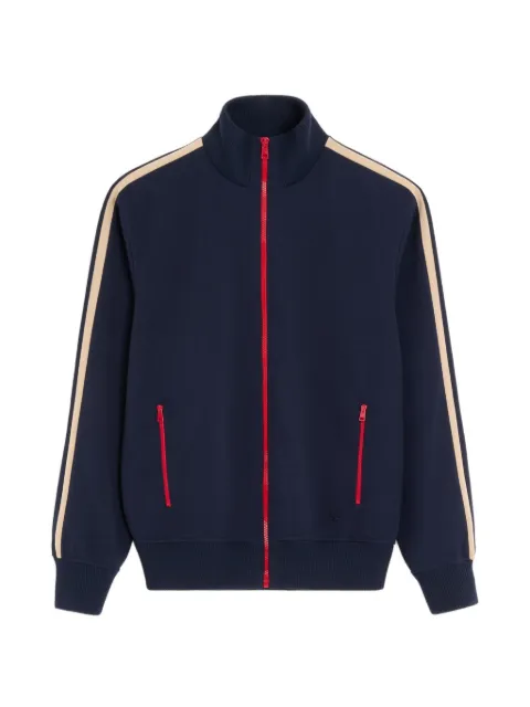 Valentino Garavani acetate sweatshirt with Vlogo Signature embroidery and contrasting zipper