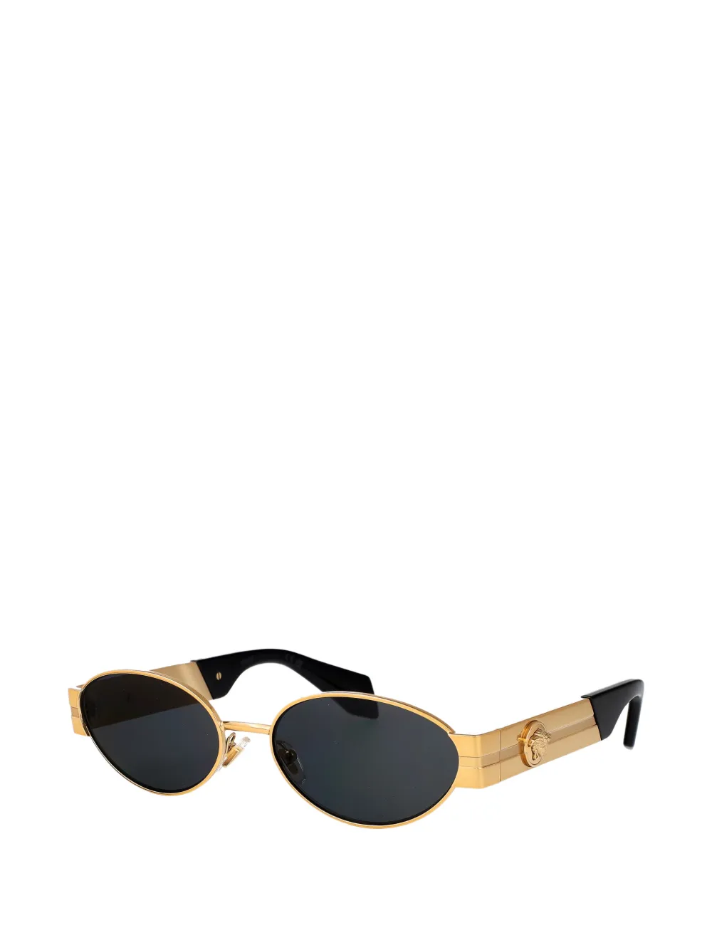 Versace Eyewear Maverick oval-frame sunglasses Goud