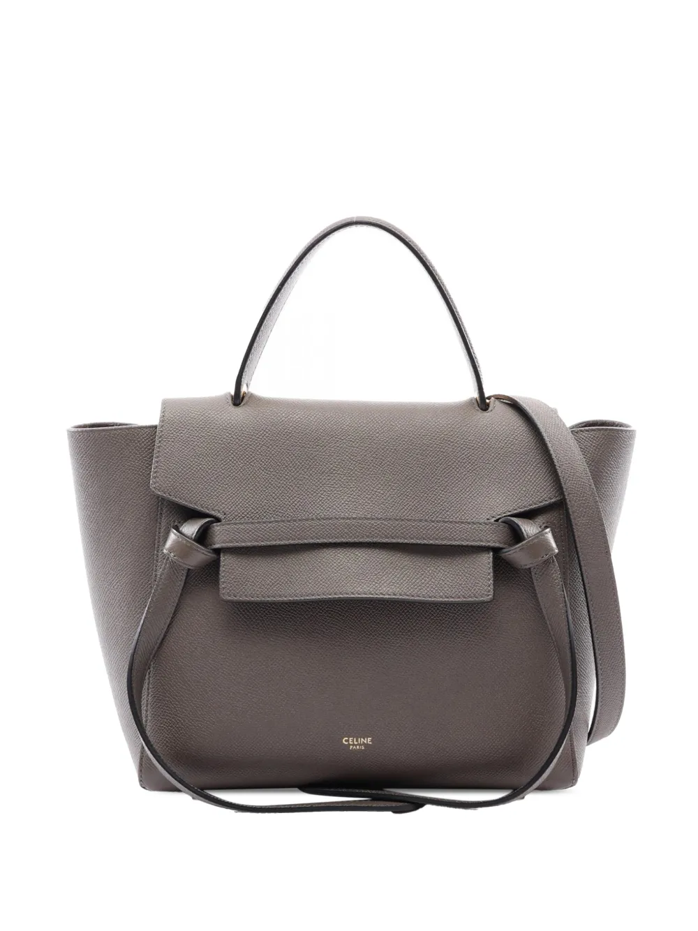 Celine Pre-Owned 2010-2026 Micro Grained Calfskin Belt Bag satchel - Grigio