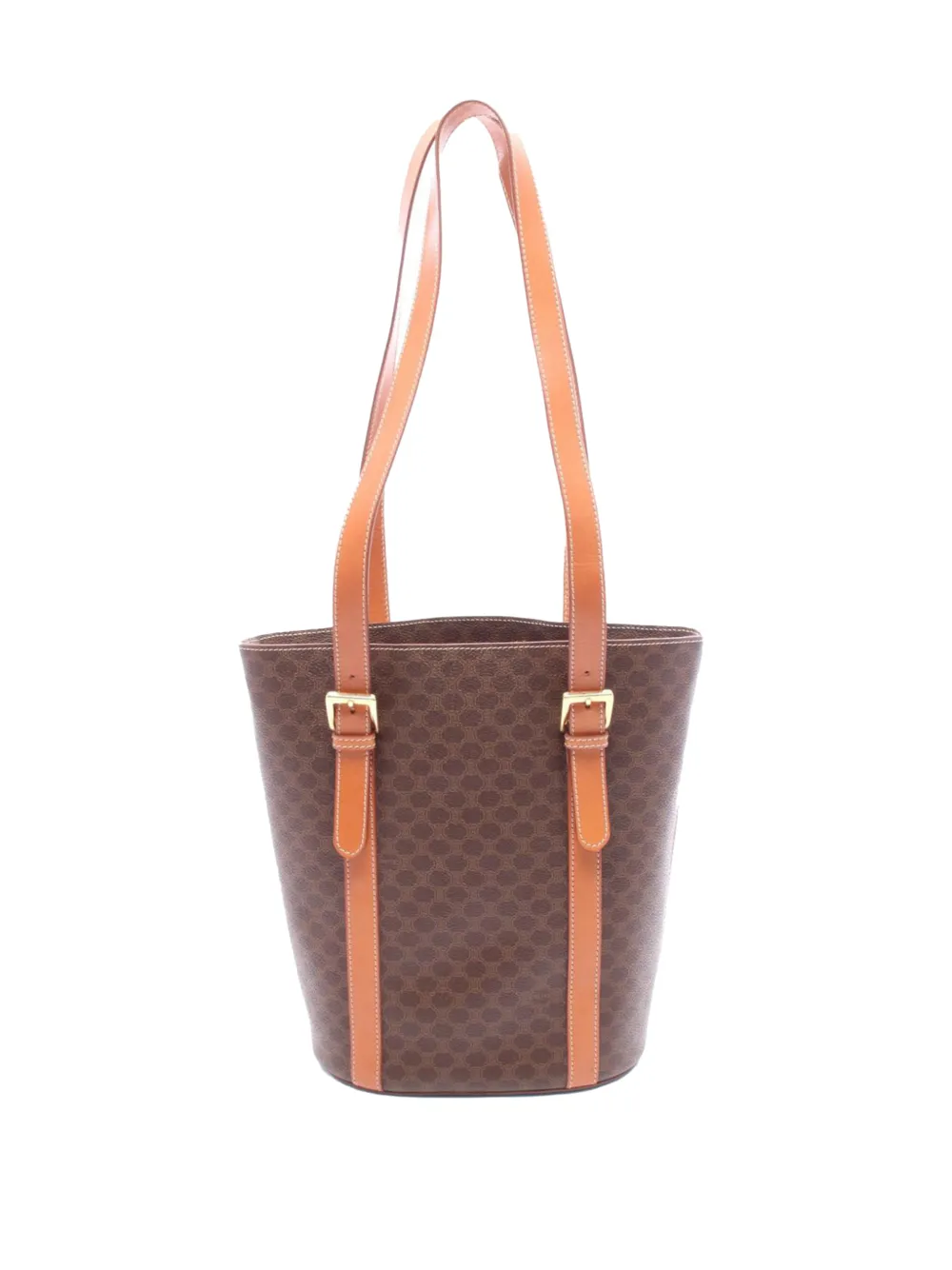 Celine Pre-Owned 20th Century Macadam Coated Canvas tote bag - Marrone