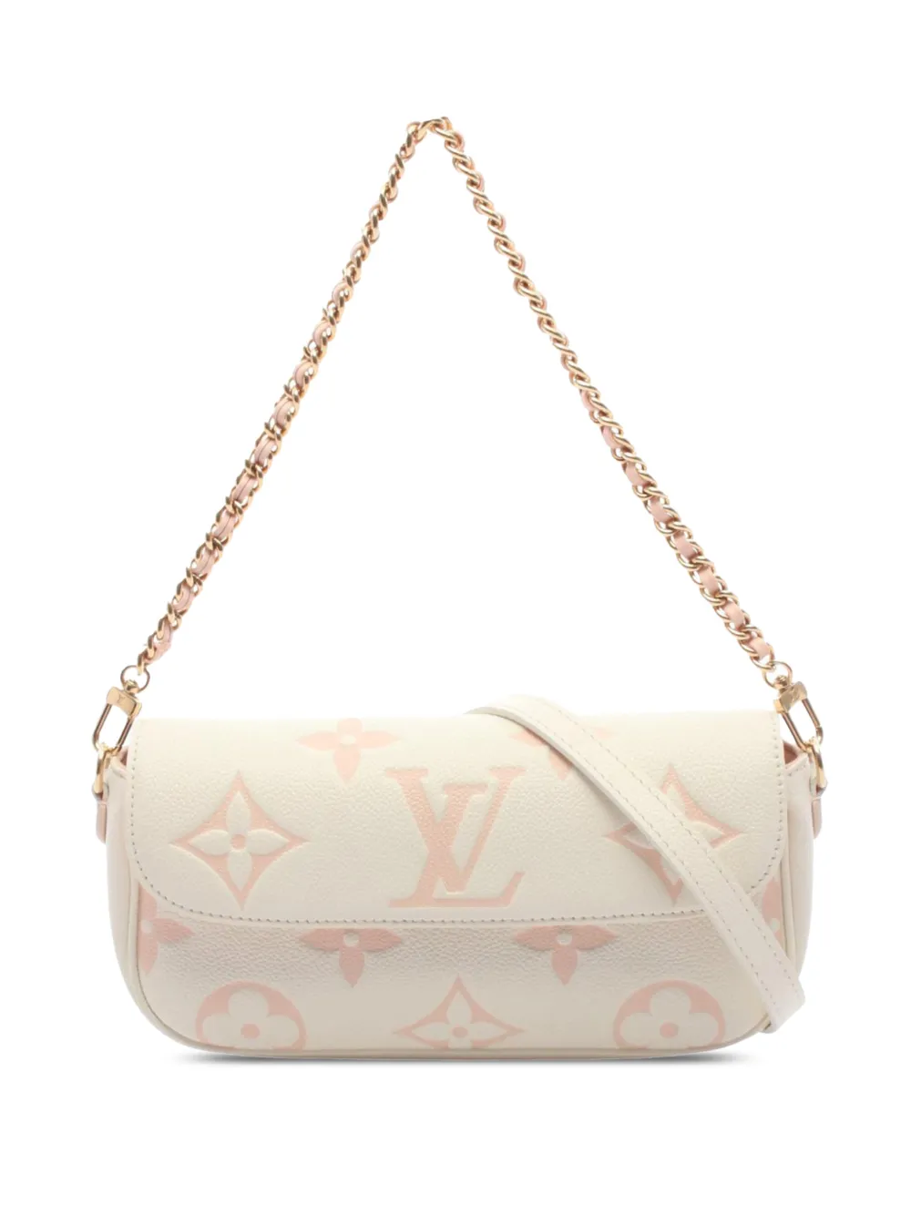 Louis Vuitton Pre-Owned 2021-2026 Monogram Empreinte Giant Ivy Wallet on Chain satchel - White