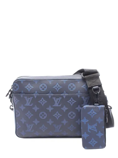 Louis Vuitton Pre-Owned 2021-2026 Monogram Shadow Duo Messenger crossbody bag
