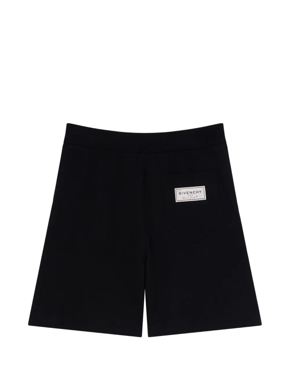 Givenchy Couture Seam fleece bermuda shorts Zwart