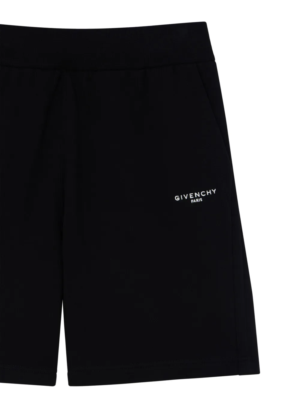 Givenchy Couture Seam fleece bermuda shorts Zwart