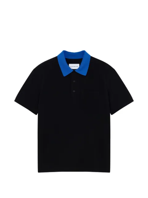 Givenchy Piqué katoenen poloshirt met Givenchy Paris-borduurwerk