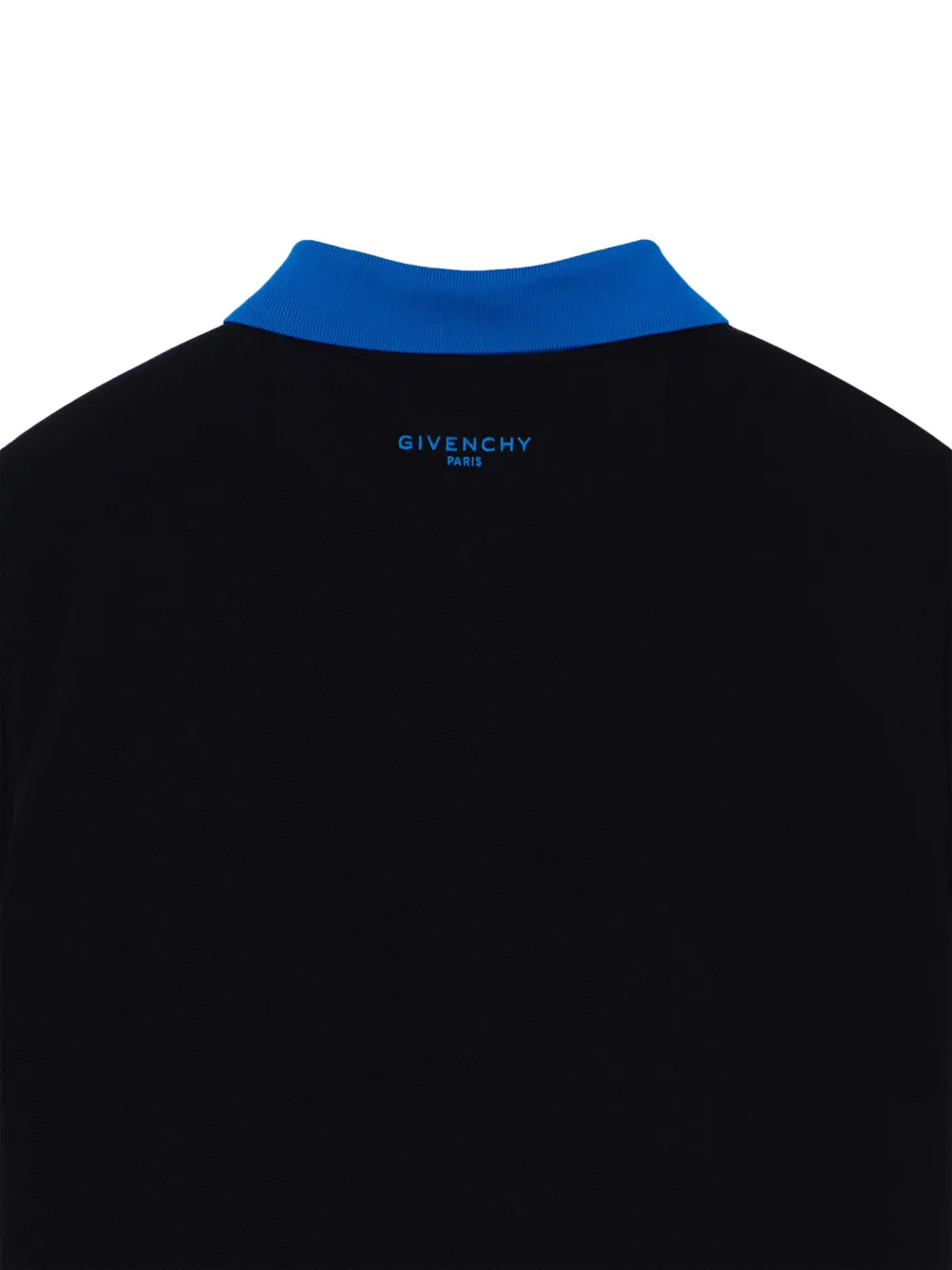 Givenchy Piqué katoenen poloshirt met Paris-borduurwerk Zwart