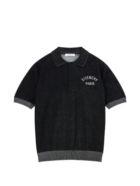 Givenchy polo in cotton with Givenchy Paris embroidery