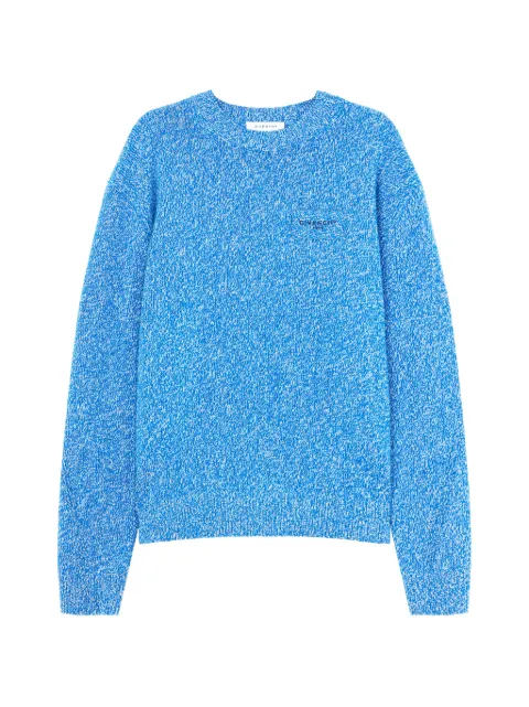 Givenchy Couture Seam sweater in mouliné wool and cashmere