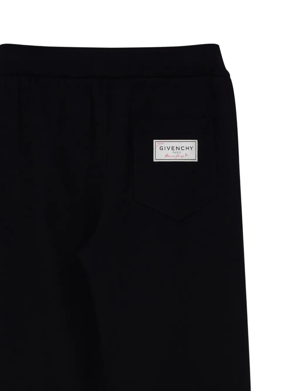 Givenchy Couture Seam fleece joggingbroek Zwart