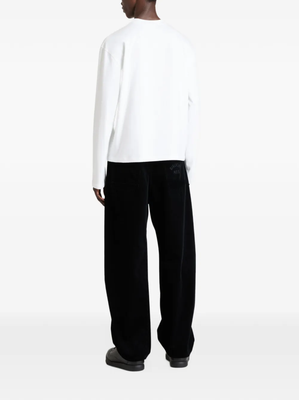 Givenchy Boxy-fit katoenen T-shirt met Paris 52-print Wit