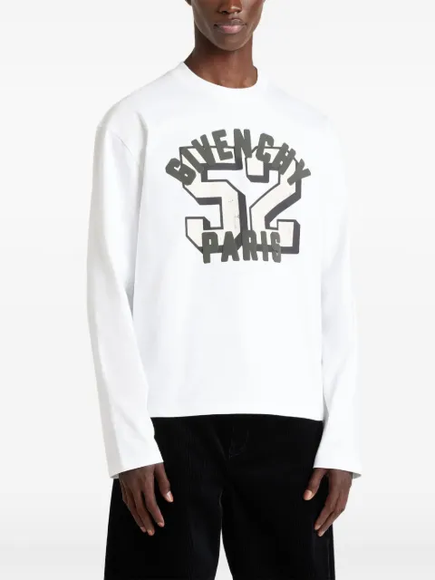 Givenchy boxy-fit T-shirt in cotton with Givenchy Paris 52 print