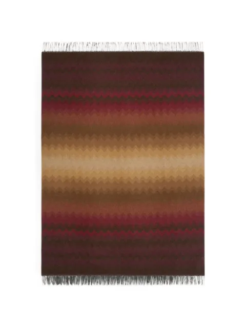 Missoni Anemone chevron-knit throw