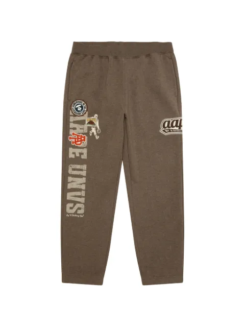 AAPE BY *A BATHING APE® graphic-patch track pants