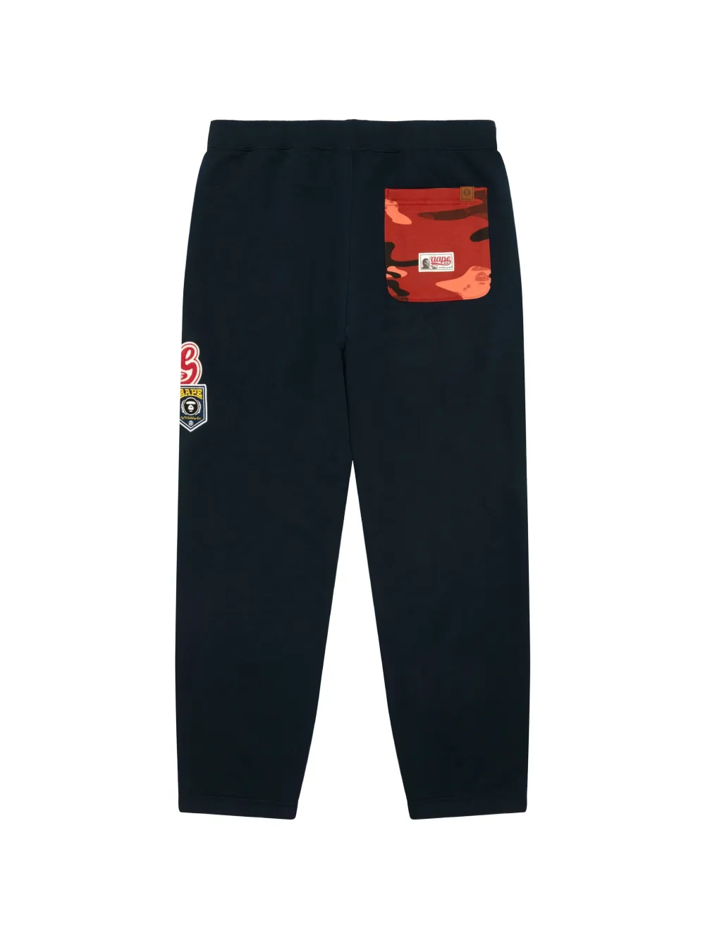 AAPE BY *A BATHING APE logo-patch track pants Blauw
