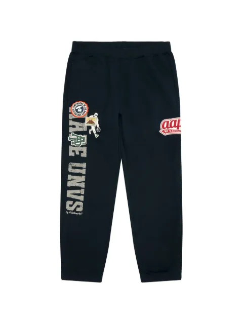 AAPE BY *A BATHING APE® logo-patch track pants