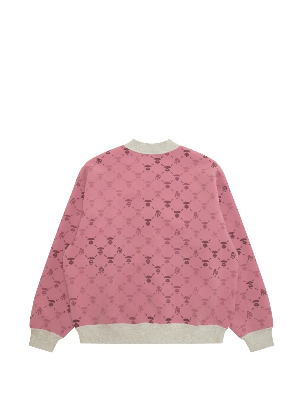 AAPE BY *A BATHING APE logo-print reversible sweatshirt Grijs